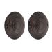 HOGWORKZ® Smoked Turn Signal Pancake Style Lens Covers for Harley-Davidson®
