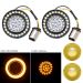 HOGWORKZ® HALOMAKER AMBERZ™ LED Front Turn Signals for Harley-Davidson® | 1157 Base, Bullet Lens