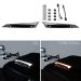 HOGWORKZ® Lumipro™ LED Windshield Trim Lights for Harley® Road Glide '15-'23 | Black
