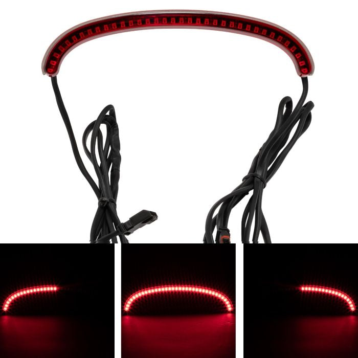 HogWorkz LED Taillight for Harley® '18-'26 Street Bob FXBB / Softail Standard FXST | Red Lens - HW307129