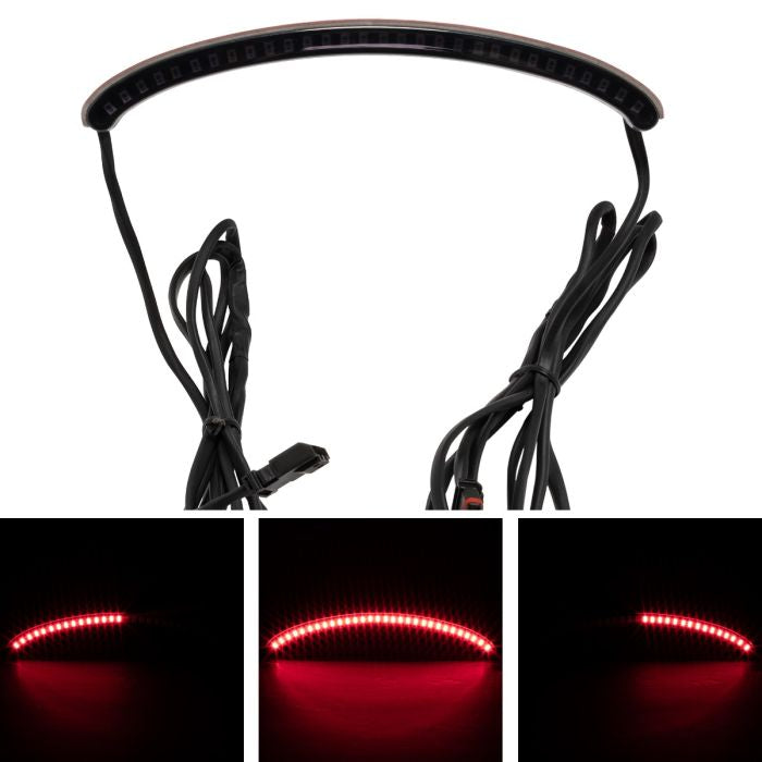 HogWorkz LED Taillight for Harley® Fat Bob FXFB/FXFBS '18-'26 | Smoked Lens - HW307128