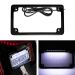Black LED Low Profile License Plate Frame for Harley-Davidson® Motorcycles