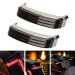 HOGWORKZ® Trilogy™ LED Saddlebag Lights for Harley® Touring '14-'23 | Chrome (Smoked Lens)
