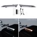HOGWORKZ® Lumipro™ LED Windshield Trim Lights for Harley® Road Glide '15-'23 | Chrome