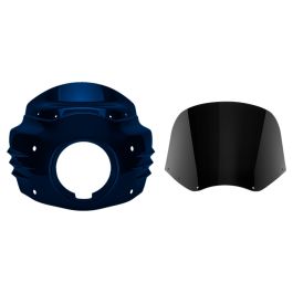 Color Matched HOGWORKZ® Menace Fairing w/ Windshield for Harley® Softail / Dyna