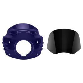 Color Matched HOGWORKZ® Menace Fairing w/ Windshield for Harley® Softail / Dyna