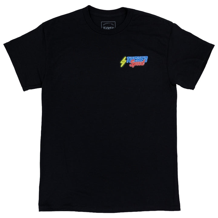 Tucker Speed Neon Lights T-Shirt - Black