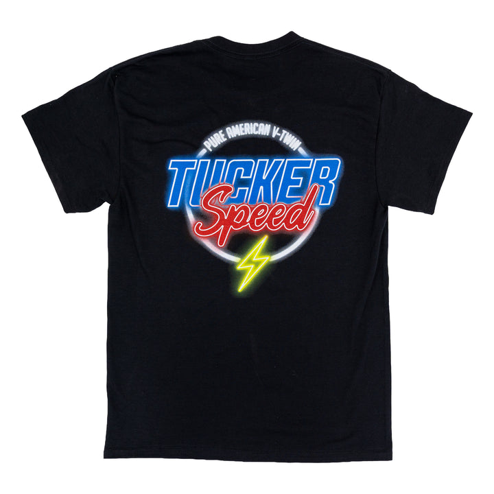 Tucker Speed Neon Lights T-Shirt - Black