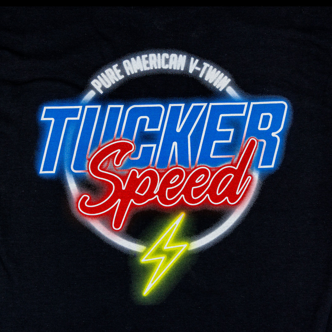 Tucker Speed Neon Lights T-Shirt - Black