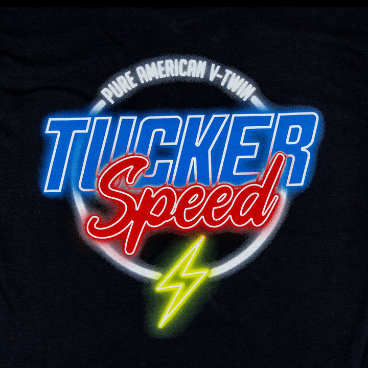 Tucker Speed Neon Lights T-Shirt - Black