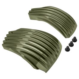 Color Matched Ribbed Battery Covers for Harley® Softail '18-'24