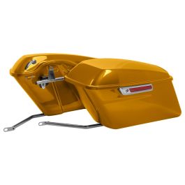 Color Matched Standard Saddlebag Conversion Kit w/ Chrome Hardware for Harley® Softail '18-'26