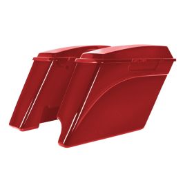 Color Matched 2-Into-1 Extended 4" Stretched Saddlebags for Harley® Touring '94-'13