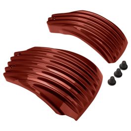 Color Matched Ribbed Battery Covers for Harley® Softail '18-'24