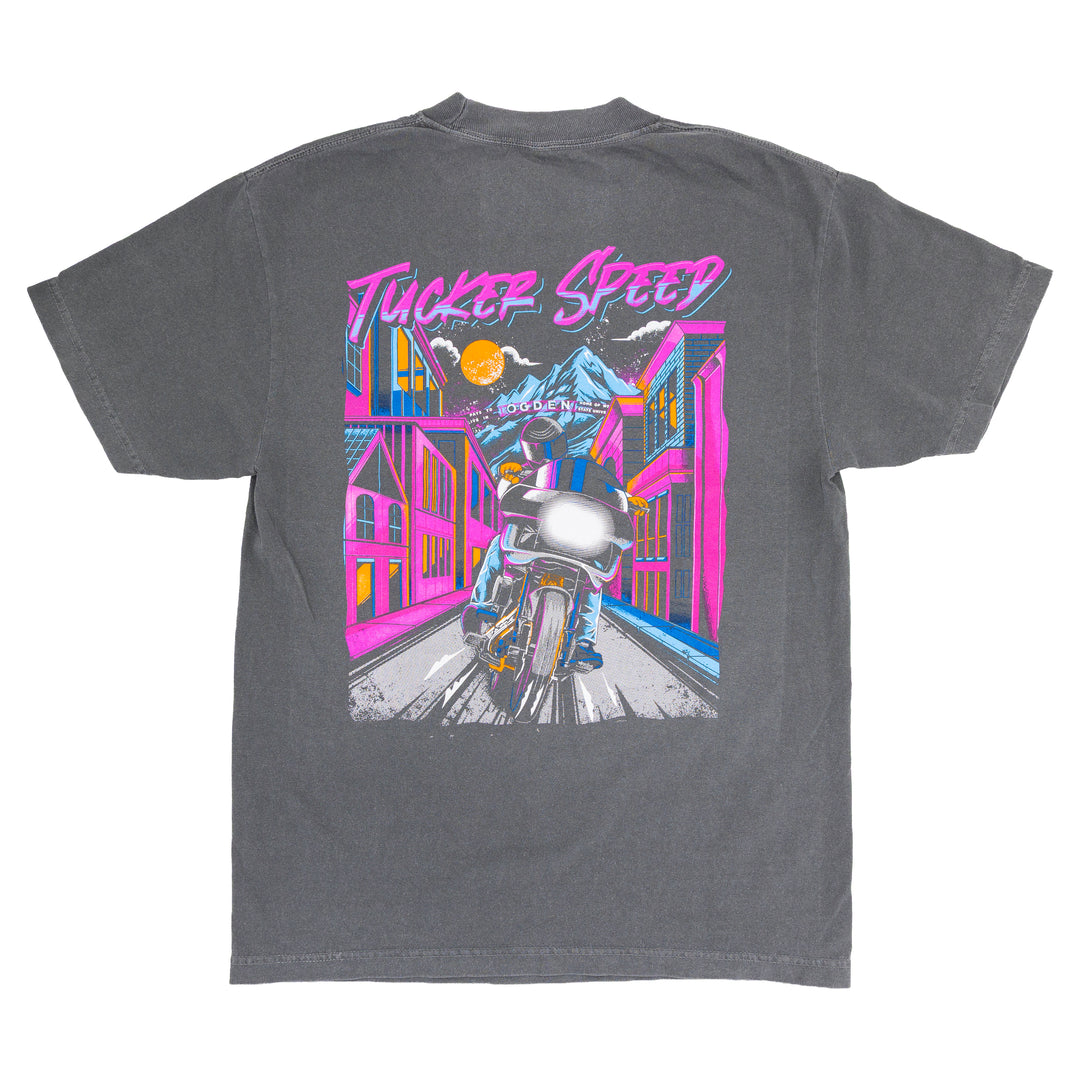 Tucker Speed Ogden Nights T-Shirt - Faded Black