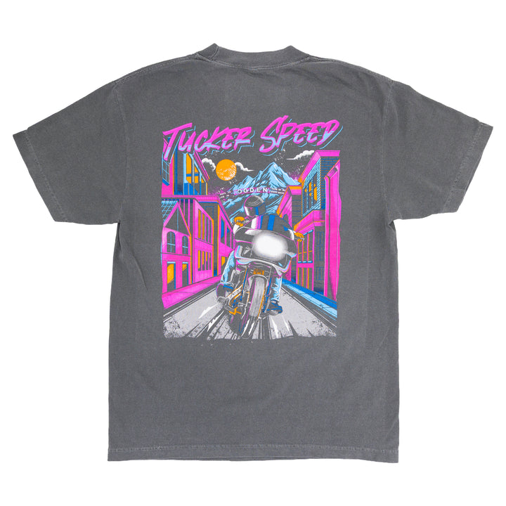 Tucker Speed Ogden Nights T-Shirt - Faded Black