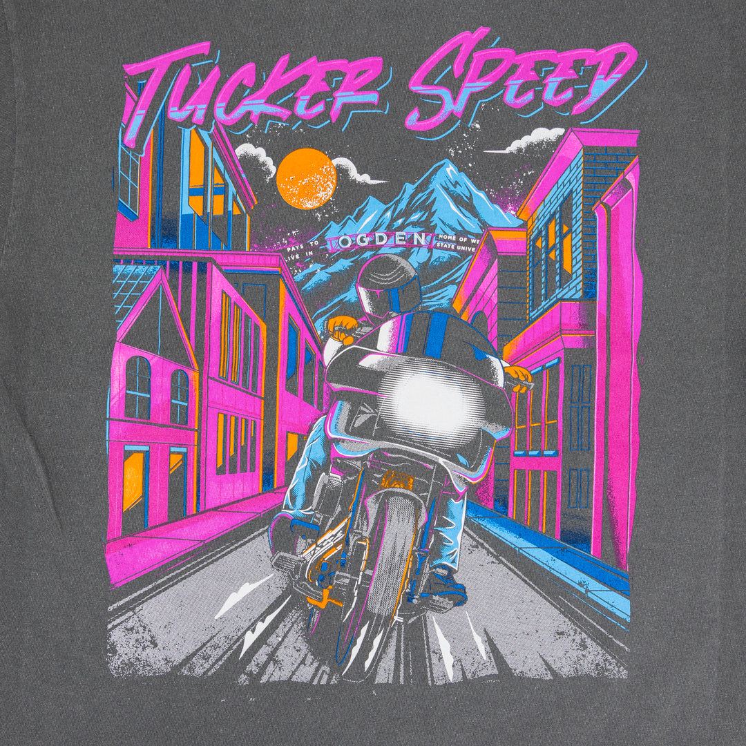 Tucker Speed Ogden Nights T-Shirt - Faded Black