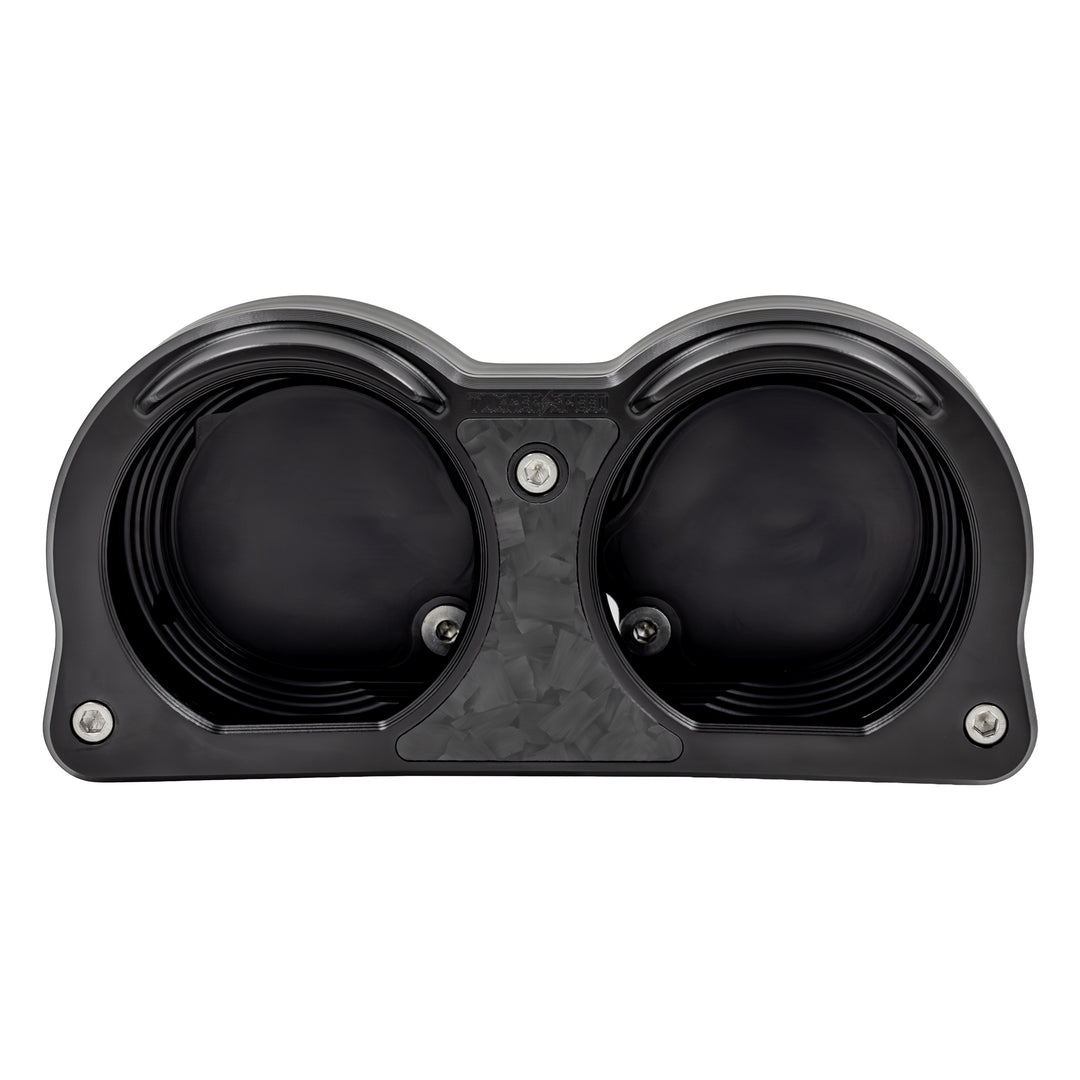 Tucker Speed 8" Pullback Handlebar Risers - Forged Carbon Inlay