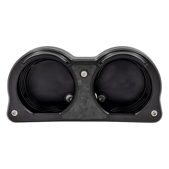 Tucker Speed 8" Pullback Handlebar Risers - Forged Carbon Inlay