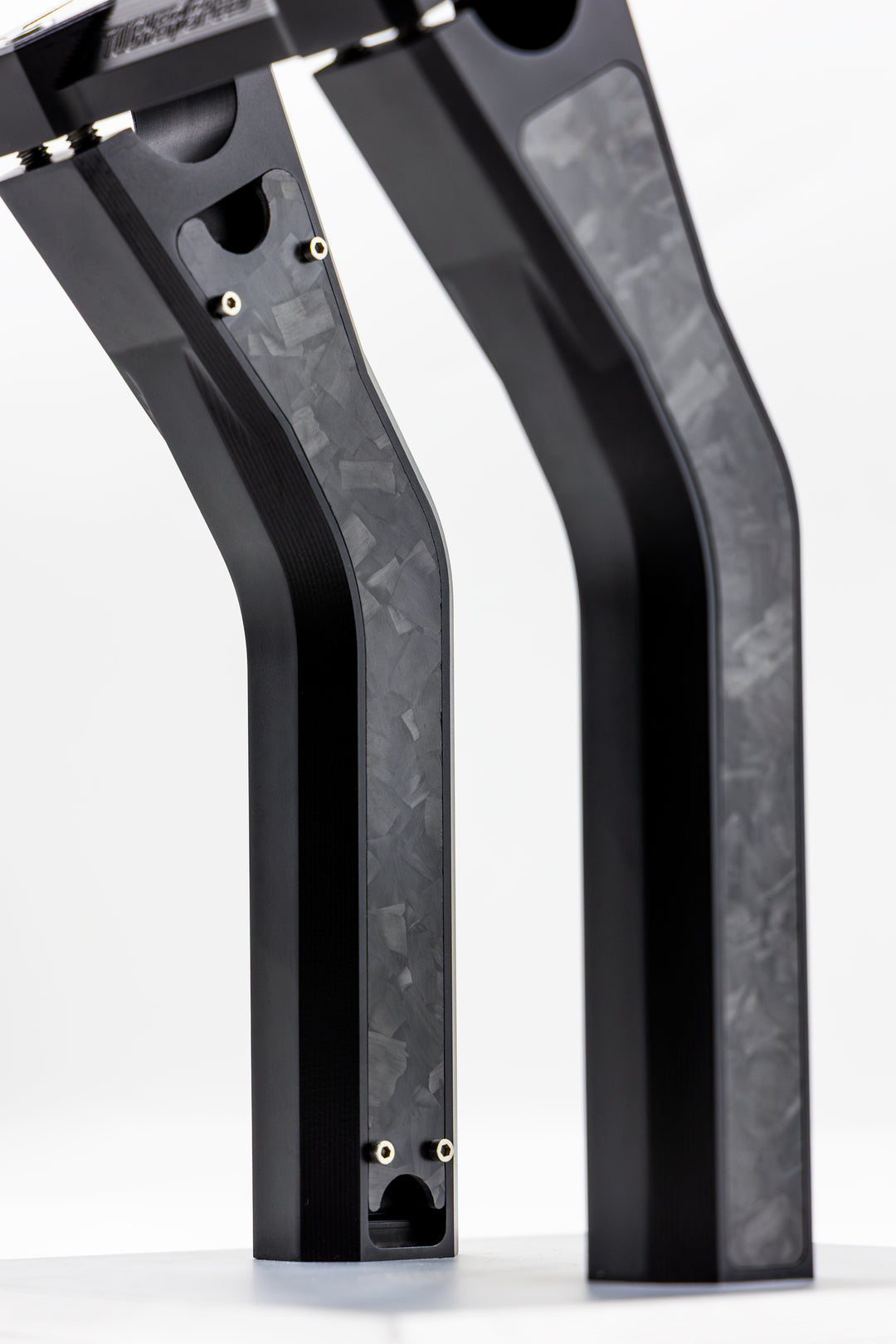 Tucker Speed 8" Pullback Handlebar Risers - Forged Carbon Inlay