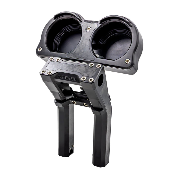 Tucker Speed 8" Pullback Handlebar Risers - Forged Carbon Inlay