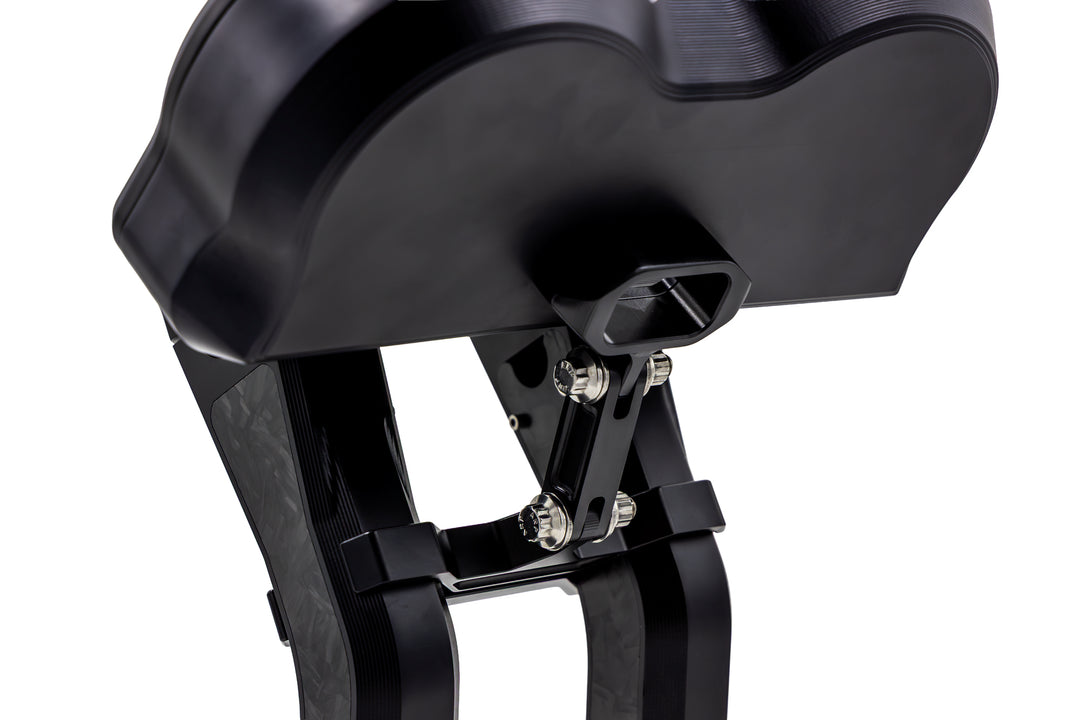 Tucker Speed Road Glide Dual Gauge Mount w/ Mod-Clamp System - Forged Carbon Fiber Inlay - 2015–2023 Road Glide