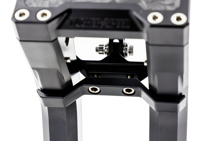 Tucker Speed Road Glide Dual Gauge Mount w/ Mod-Clamp System - Forged Carbon Fiber Inlay - 2015–2023 Road Glide