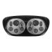 Dual LED Chrome Headlight for Harley® Road Glide '98-'13