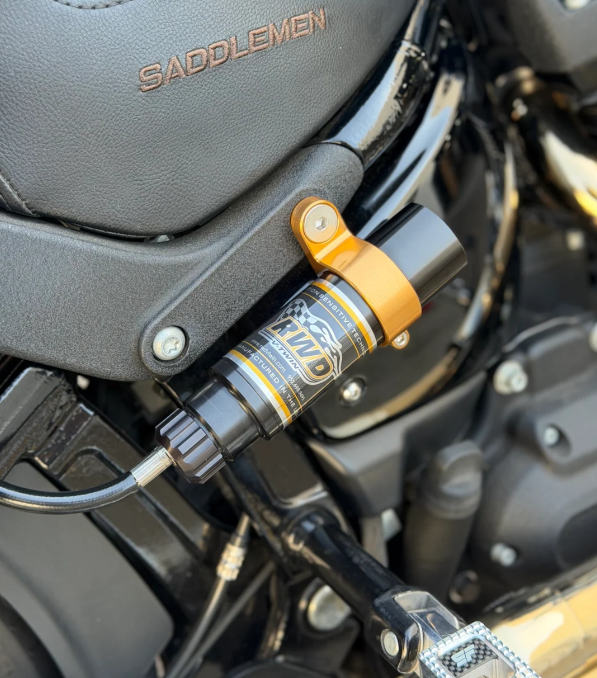 RWD Softail Monoshock Billet Side Mount