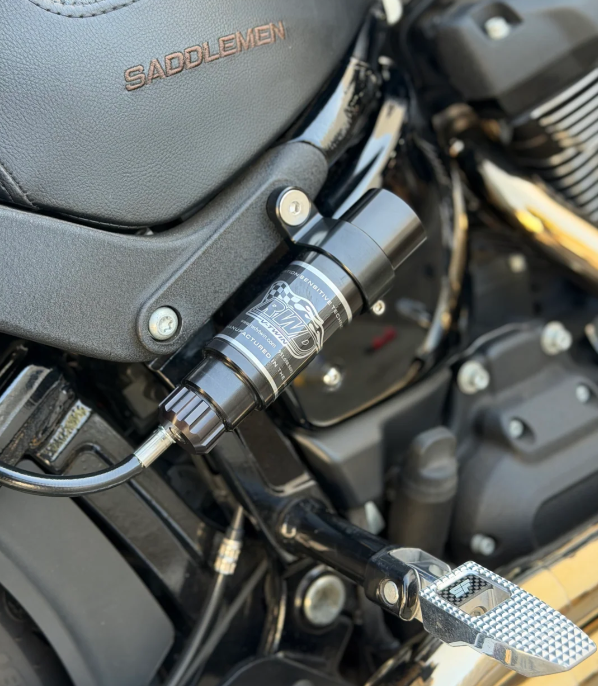RWD Softail Monoshock Billet Side Mount