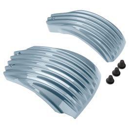 Color Matched Ribbed Battery Covers for Harley® Softail '18-'24