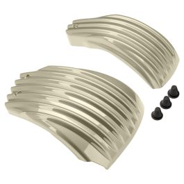 Color Matched Ribbed Battery Covers for Harley® Softail '18-'24