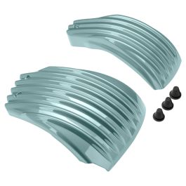 Color Matched Ribbed Battery Covers for Harley® Softail '18-'24