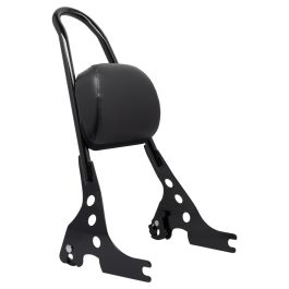 Black Detachable Sissy Bar Backrest for Harley® Sportster '04-'22