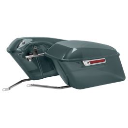 Color Matched Standard Saddlebag Conversion Kit w/ Chrome Hardware for Harley® Softail '18-'26