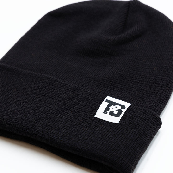 Tucker Speed Knit Cuffed Beanie - Black