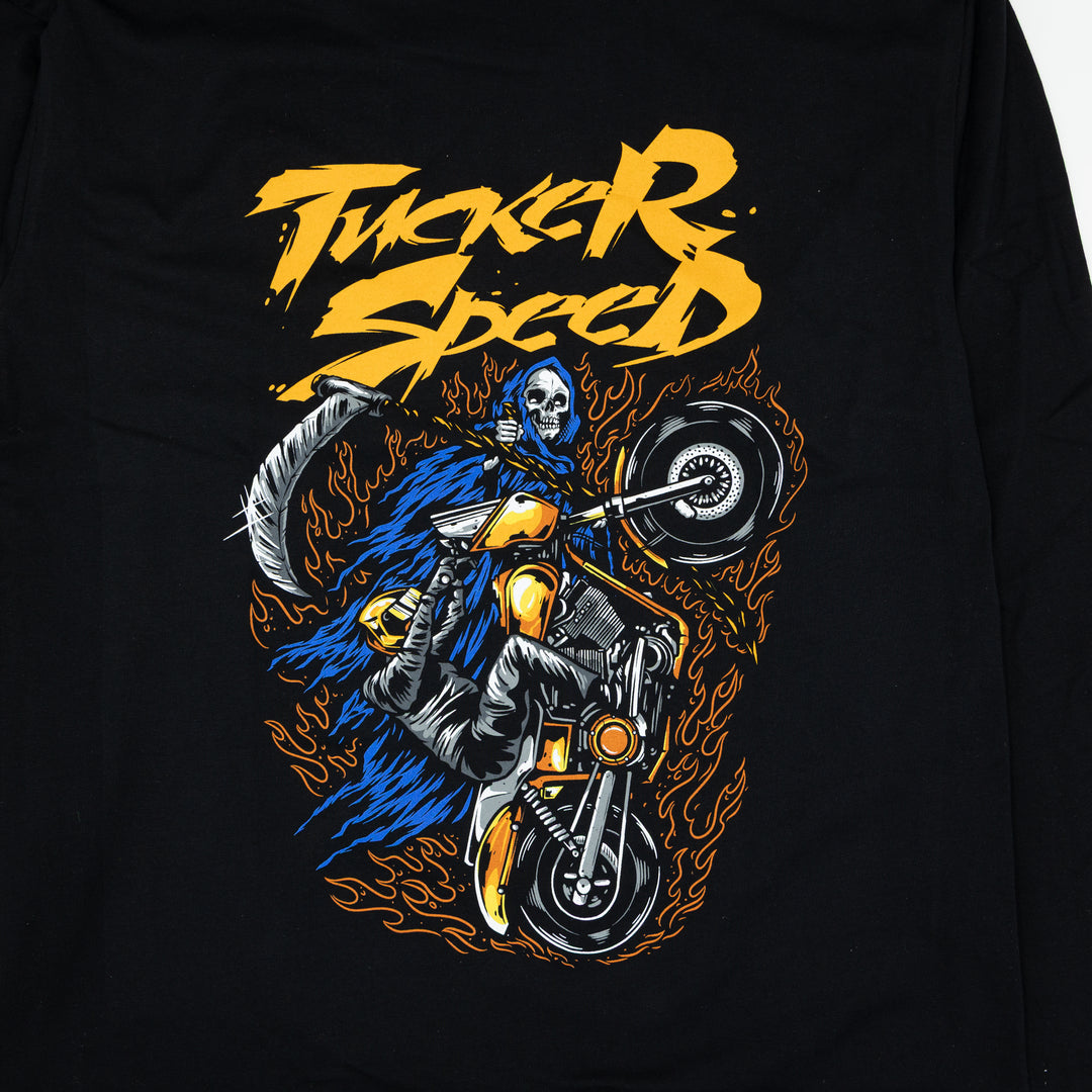 Tucker Speed Reaper Long Sleeve T-Shirt - Black