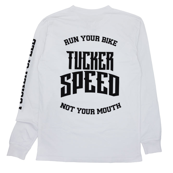 Tucker Speed HC Long Sleeve T-Shirt - White