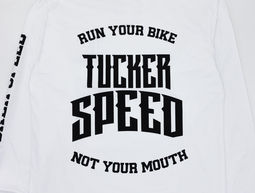 Tucker Speed HC Long Sleeve T-Shirt - White