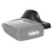 Unpainted Chopped Tour Pack w/ Full Backrest & Chrome Hardware for Harley® Touring '97-'26