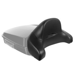 Unpainted Chopped Tour Pack w/ Full Backrest & Black Hardware for Harley® Touring '97-'26