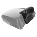 Unpainted Chopped Tour Pack w/ Slim Backrest & Black Hardware for Harley® Touring '97-'26