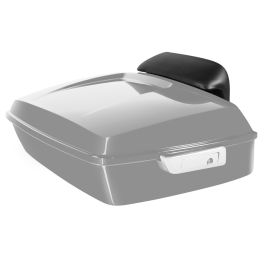 Unpainted Chopped Tour Pack w/ Slim Backrest & Chrome Hardware for Harley® Touring '97-'26
