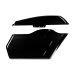 Vivid Black Chopped Hardline Saddlebags for Harley® Touring '14-'23