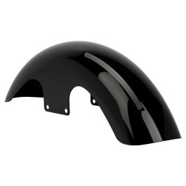 Vivid Black 21" Mid-Length Front Fender for Harley® Touring '96-'23