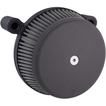 Arlen Ness Stage I Big Sucker Air Cleaner - Standard Filter - Black Cover - 99-17 Twin Cam (Except Throttle By Wire)