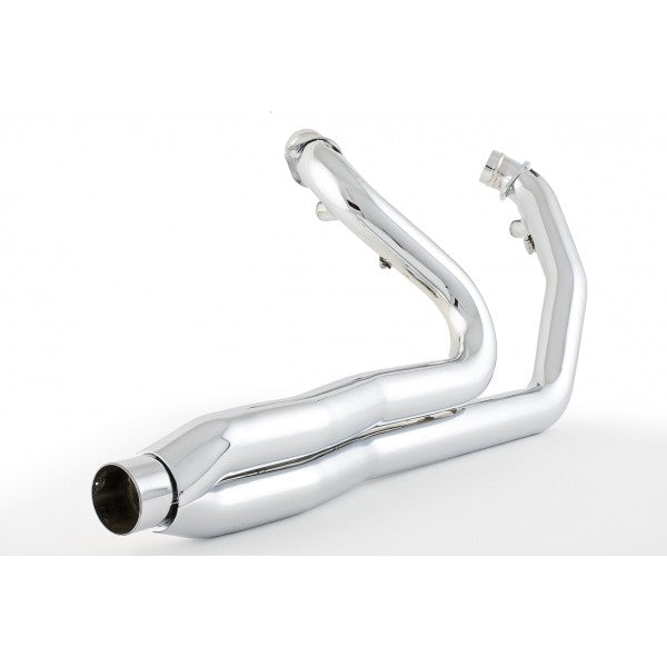 D&D Performance Exhaust Boss Fat Cat 2:1 Full System - Chrome - Back Cut - Fits 09-16 Touring Models