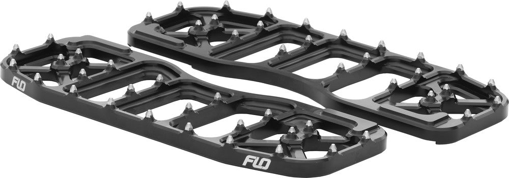 Flo Motorsports V5 Floorboards - Black - Touring Models