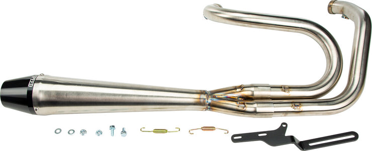 Sawicki Speed Shop 2:1 Dyna Full Length Exhaust - Brushed Stainless