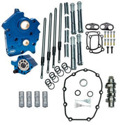 S&S Cycle Chain Drive Camchest Kit w/465 Cam, Fits 17-20 Twin Cooled M8, Chrome Pushrod Tubes